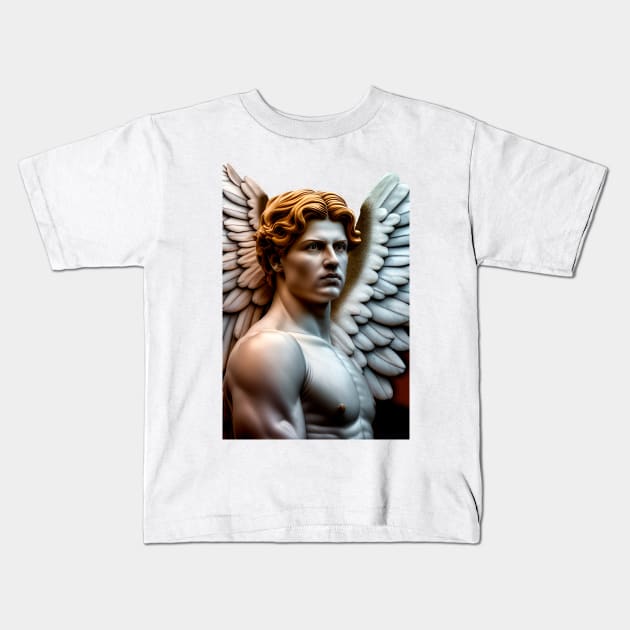 Adhah male angel who opens all paths and fearlessly faces difficulties Kids T-Shirt by Marccelus